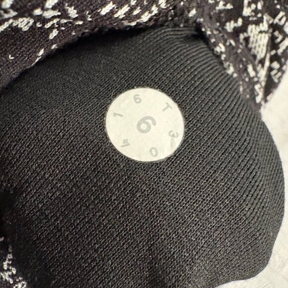 Lululemon Wunder Under Hi-Rise 30" Luxtreme Leggings Black White Luon Jacquard 6 - Picture 8 of 10